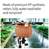 Handmade Wicker Kids Bicycle Basket with Leather Straps BJG-003 Eastek