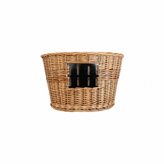 Classic Wicker Rear Bicycle Basket with Metal Mount-BJE-213-Eastek