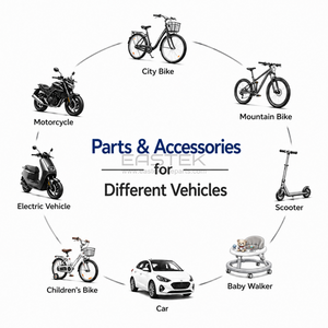 USB Rechargeable Bicycle Light Set Headlight & Taillight Set-BKM-084-Eastek