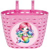 Pink Plastic Kids Bicycle Basket with Handlebar Mount BJG-002 Eastek