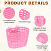 Adjustable Plastic Front Bicycle Basket with Handlebar Mount BJD-003 Eastek