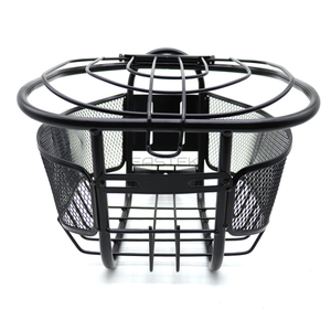 Black Steel Front Quick Release Bicycle Basket for City Cycling BJB-003 Eastek