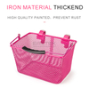 Kids Metal Mesh Bicycle Basket with Adjustable Straps-BJG-029-Eastek