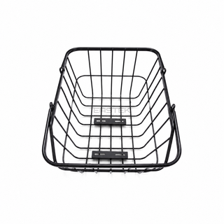 Black Steel Wire Rear Cargo Basket for bicycle-BJB-512-Eastek