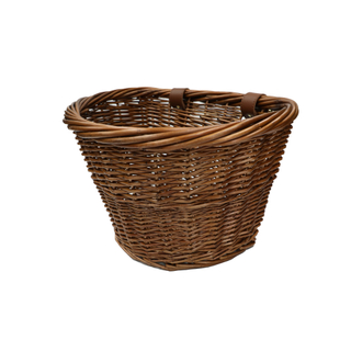 Handwoven Oval Wicker Basket For Bicycle Quick Fitting-BJE-204-Eastek
