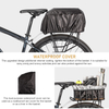 Wooden Base Rear Bicycle Basket with Cargo Net and Cover BJB-501 Eastek