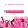 Kids Metal Mesh Bicycle Basket with Adjustable Straps-BJG-029-Eastek
