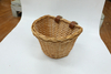 Oval Wicker Bicycle Basket with Leather Straps-BJE-202-Eastek