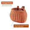 Handmade Wicker Kids Bicycle Basket with Leather Straps BJG-003 Eastek