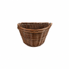 Vintage Brown Wicker Bicycle Basket with Handwoven Design-BJE-215-Eastek