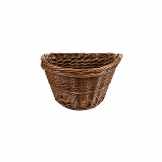 Vintage Brown Wicker Bicycle Basket with Handwoven Design-BJE-215-Eastek