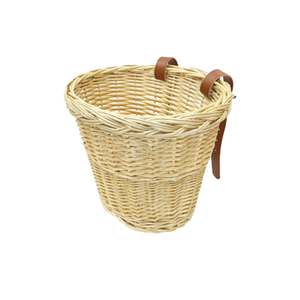 Oval Wicker Bicycle Basket with Adjustable Straps-BJE-203-Eastek
