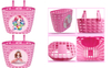 Pink Plastic Kids Bicycle Basket with Handlebar Mount BJG-002 Eastek